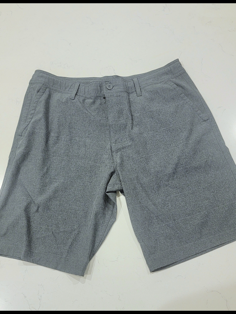 Hang Ten Men’s Size 38 Grey Hybrid Walkshorts / Boardshorts